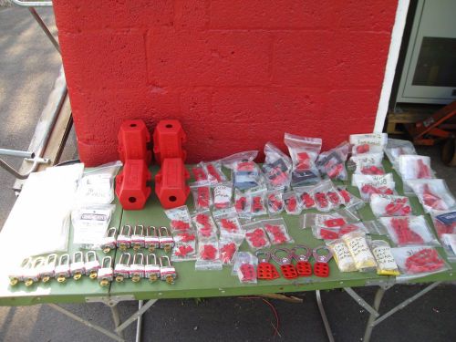 50 new brady lockout parts 16 master locks ball valve lockout and more for sale