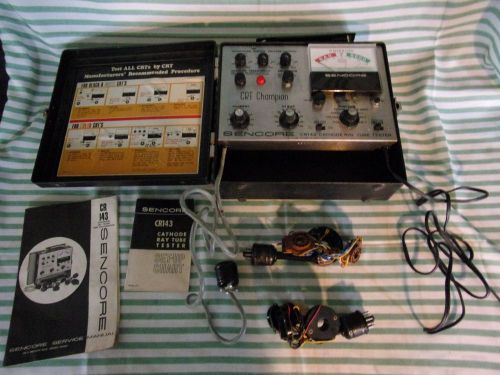 Vintage Sencore CR 143 Cathode Ray Tube Tester in Hard Case