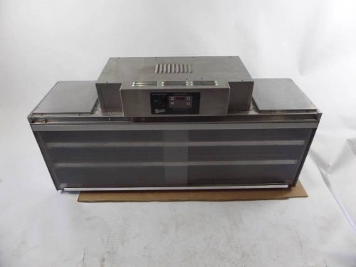 HENNY PENNY BW-4  HEATED BUN WARMING HOLDING CABINET STAINLESS 3 SHELF WORKING