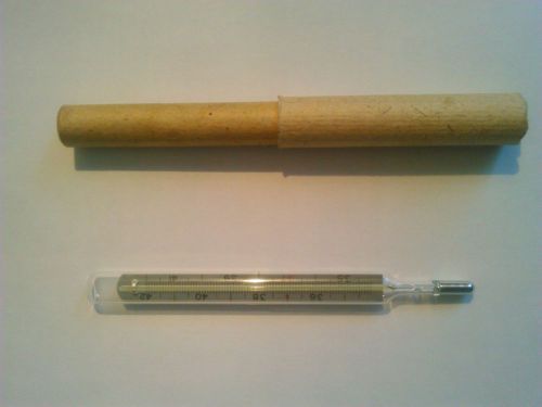 Vintage Medical thermometer in a case (used without a prescription) Made in USSR