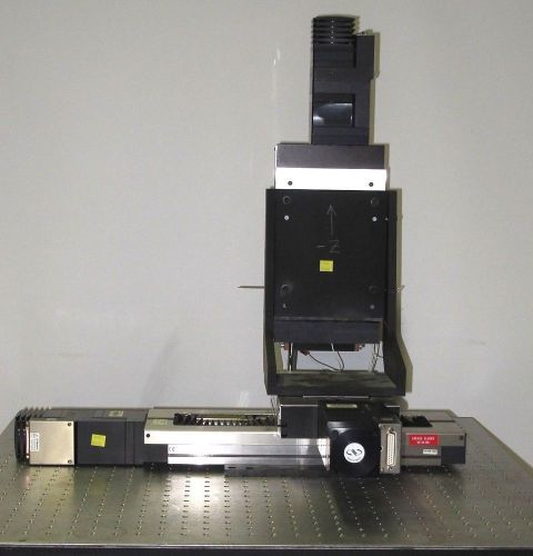 Newport mtm series long travel x y z linear stage system, 250 x 100 x 100 mm for sale