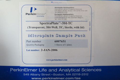 Pk/3 PerkinElmer SpectraPlate-384 TC Microplate # 6007651