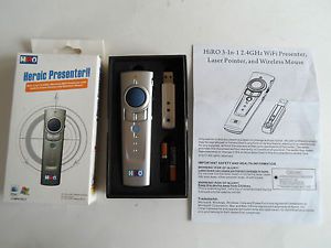 Hiro H50064 3-in-1 Wireless WiFi Presenter with Laser Pointer + H50064R USB Plug
