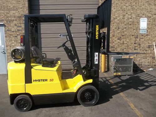 FORKLIFT (19342) HYSTER S50XM, 5000 LBS CAPACITY, TRIPLE MAST