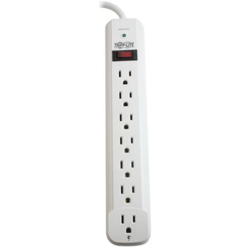 Tripp Lite TLP725 Surge Protector 7 Outlet 25ft Cord - Light Gray