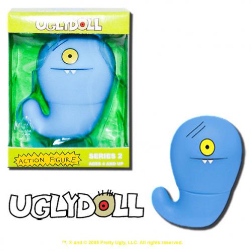 Uglydoll Action Figures Series 2 Uglyworm Blue 3-Inch Vinyl Toy - Pretty Ugly