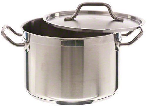 Update International (SPS-8) 8Qt Induction Ready Stainless Steel Stock Pot w/Cov