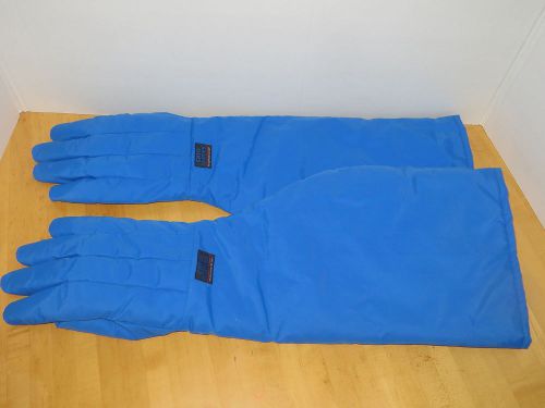 Cryo-gloves tempshield waterproof gloves shoulder length  25” blue size xl for sale