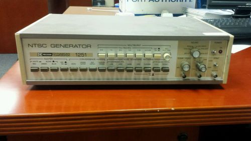 BK Precision 1251 Deluxe NTSC/PAL Signal Generator 120VAC 60Hz 19W  USED