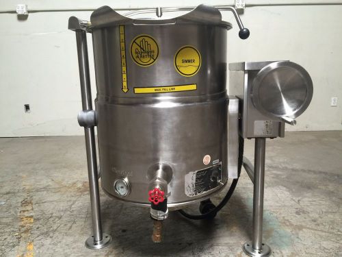 Used Cleveland KEL-25T 25 Gallon Electric Auto Tilting Steam Jacketed Kettle