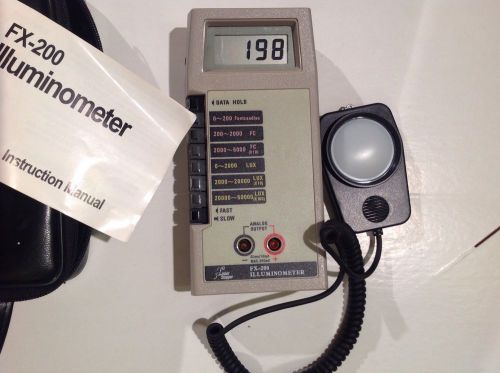 The watt stopper fx-200 illuminometer lux footcandles digital analog light meter for sale