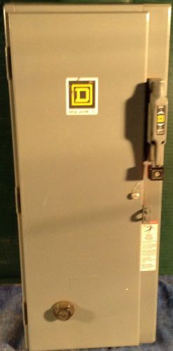 Square D Safety Switch Type 1 Enclosure 60A Disconect