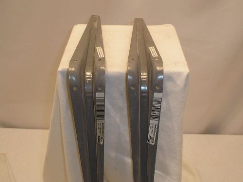 1 pair of stanley 10 in. x 12 in. grey shelf brackets for sale