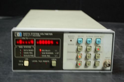 HP Agilent 3437A System Voltmeter