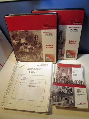 5 allen bradley control rslogix5000 software programming troubleshooting manuals for sale