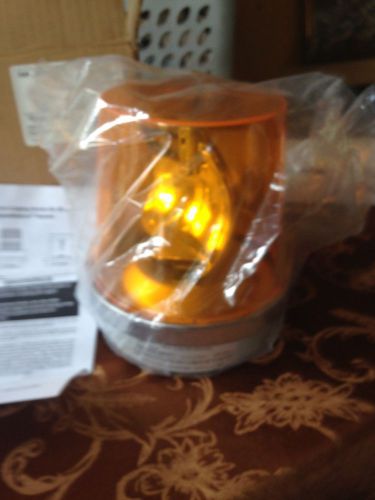 Adaptabeacon amber rotating beacon light,  edwards nib 52a-g5-20wh for sale