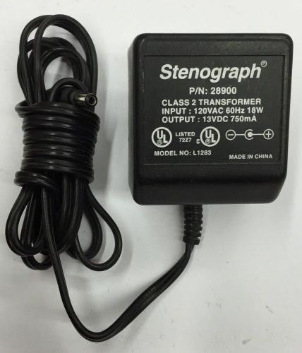 Stenograph 28900 AC Power Supply Charger Adapter RARE L1283