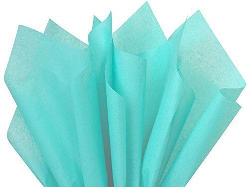 Bulk Tissue Paper Aqua Blue 20&#034; x 30&#034; - 48 Sheets