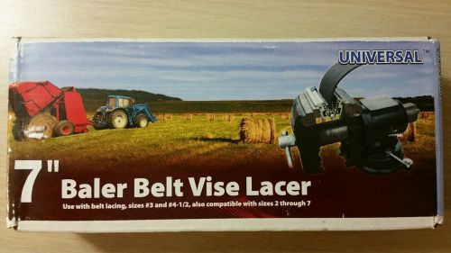 7&#034; Clipper Vice Lacer Tool-Round Hay Baler Belt lacer-NIB-fast shipping