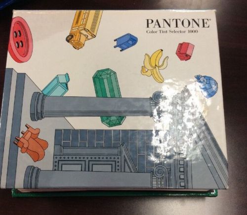 Pantone Color Tint Selector 1000 manual/guide-3 ring binder Book (1992, HC)