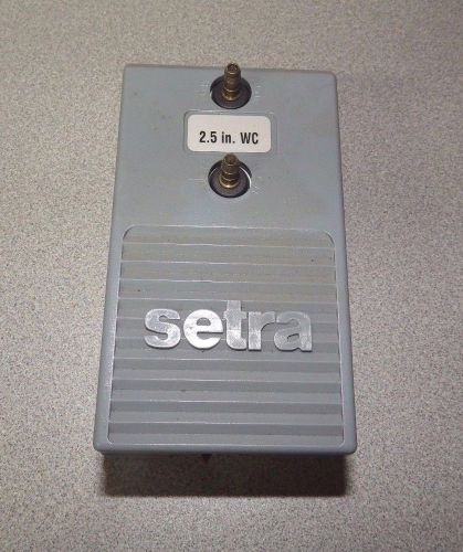 SETRA DPT2640-2R5D-1 Differential Pressure Sensor 0 - 2.5&#034; WC