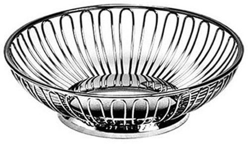 American Metalcraft  (OBS58)  8-1/4&#034; x 5-1/8&#034; Stainless Steel Oval Basket