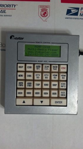 Master MSMP-002L Remote Control Inv#ANG099
