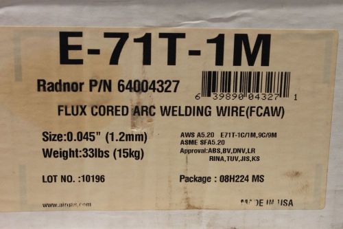 .045&#034; e-71t-1m fcaw welding wire 33# for sale