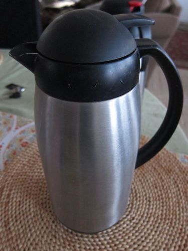 Adcraft Stainless Steel Slim Line Vacuum Flask 1500 ML Carafe Coffee Tea Server