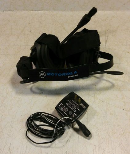 USED Motorola VOX Heavy Duty Headset with charger Model # BDN6635A David Clark