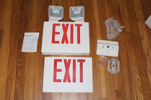 BRIGHT HALOGEN Emergency Exit Light Double Face  MR16 UL Fire Code Safety