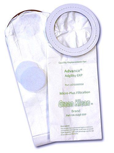 Green Klean GK-Adgil6XP Replacement Vacuum Bags Pack of 100
