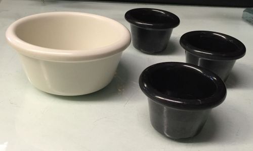 Carlisle Melamine Ramekins - (3) T275 and (1) NS 286