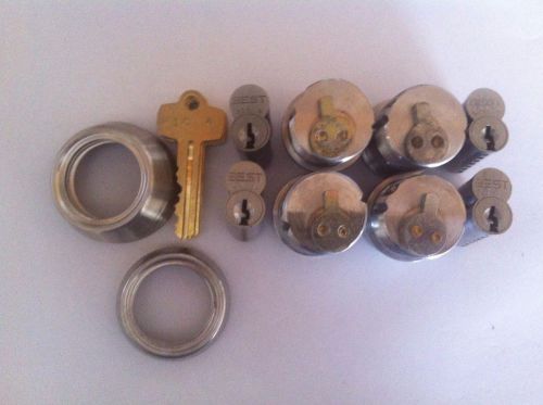 4-Best Lock 1E mortise cylinders keyed