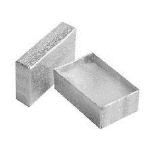 10 COTTON-FILLED SILVER EMBOSSED JEWELRY GIFT BOXES, 3&#034; X 2 1/4&#034; X  1&#034;,  NEW