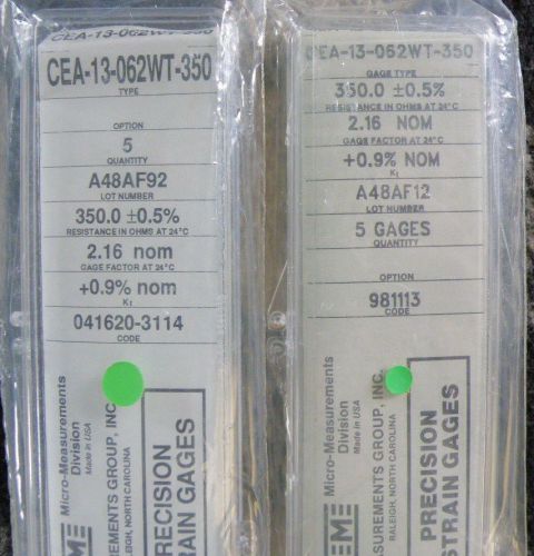 Vishay Micro-Measurements Precision Strain Gages CEA-13-062WT-350 TEN Gages