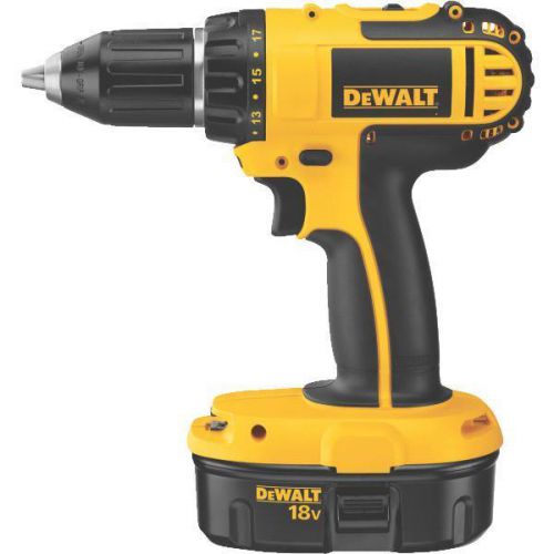 Dewalt dc720ka 18-volt nickel-cadmium 1/2 in. compact cordless drill kit for sale