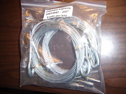 NOS OEM Columbia Lighting 93013047 Cable Hanger Assembly 240&#034; Original Packaging