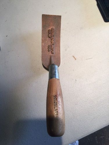 New vintage goldblatt bronze rocker groover 3/8&#034; depth concrete tool for sale
