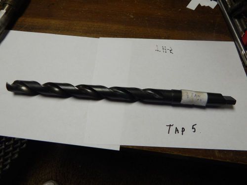 TRW  7/8&#034;x # 3 Taper Shank Twist Drill Bit 15&#034; Overall