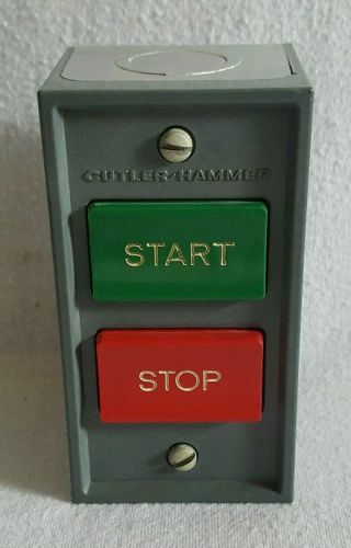 CUTLER-HAMMER Standard Duty Pushbutton Two Element Start Stop  10250H5200