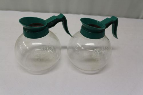 Two Vintage Schott Duran 3107 12 Cup Glass Citavo Fine Coffee Pots