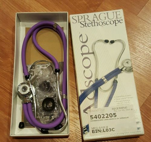 SPRAGUE-RAPPAPORT? 22 in LAVENDER STETHOSCOPE NICE COND.