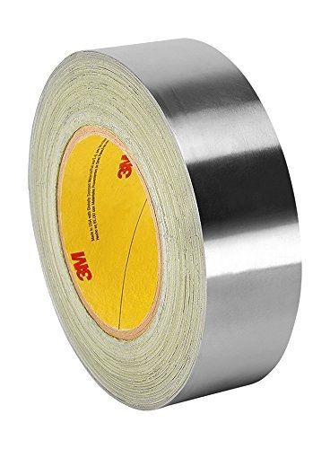 Tapecase 3311 2&#034; x 100yd silver aluminum foil/rubber adhesive tape converted for sale