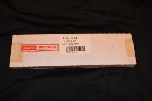LINCOLN REDCO TOMATO KING 3/16 REPLACEMENT BLADE PART NO 053