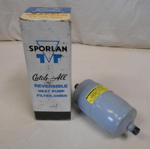 Sporlan catch-all rev. heat pump filter-drier 3/8&#034; odf solder hpc-163-s-hh nib n for sale