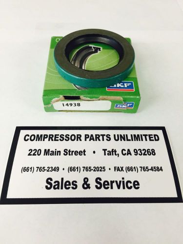 Quincy q-325 oil seal, skf brand #14938. replaces quincy part #6316 for sale