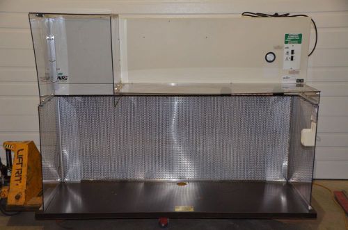 Nuaire airegard es nu-201-spec 6 foot table top horizontal airflow workstation for sale