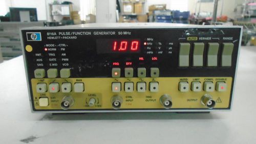 HP Keysight 8116A 50 MHz Pulse Function Generator