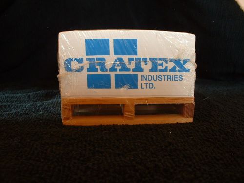 3 1/2&#034; X 3 1/2&#034; Cratex Notepad on a Miniature Palet